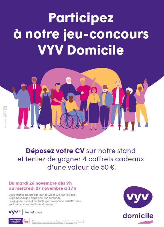 Affiche jeu concours VYV Domicile