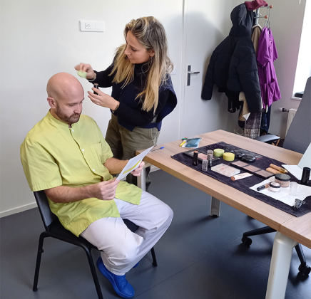 Fanch au maquillage