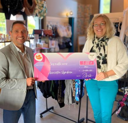 VYV Solidaire a remis un chèque de 5000 € à l'association Symbiose