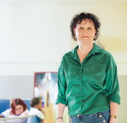 Dominique, accompagnante éducative petite enfance