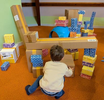 jeux de cubes en équilibre