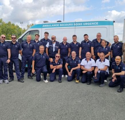Les équipes de VYV Ambulance mobilisées contre les incendies en Gironde