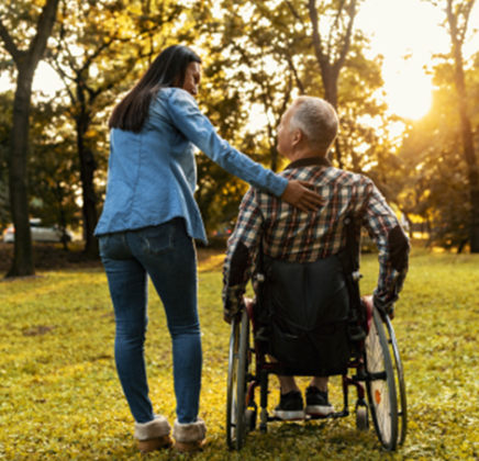 Fauteuil roulant prêté pour le film SOUDAIN