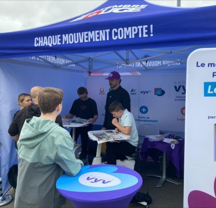 Le stand de VYV 3 Bretagne à Lorient