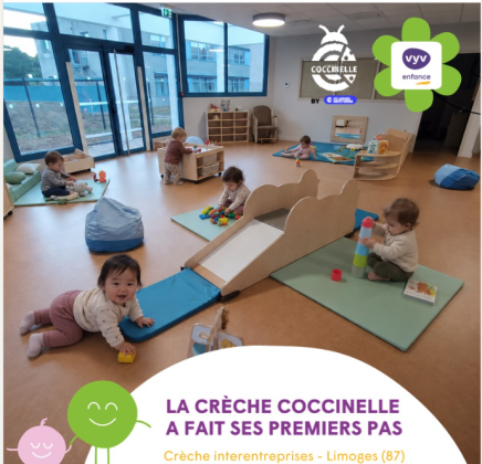 La crèche Coccinelle chez VYV 3 Coeur d'Aquitaine
