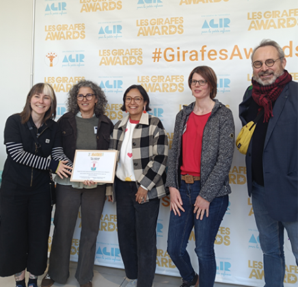 Lla crèche Galipette avec l’Artothèque de Caen a obtenu le prix Lieu Culturel