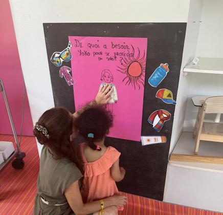 Action de prévention solaire en crèche